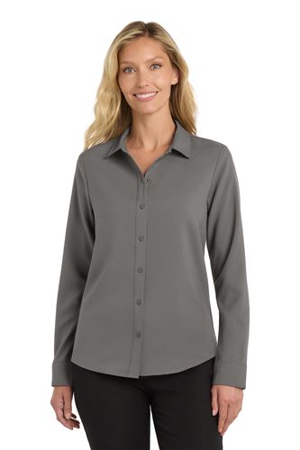 Port Authority Ladies Long Sleeve Performance Staff Shirt image thumbnail