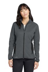 Image of Eddie Bauer Ladies Full-Zip Heather Stretch Fleece Jacket
