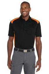 Image of CornerStone Select Snag-Proof Two Way Colorblock Pocket Polo