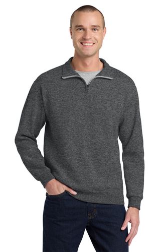 Jerzees NuBlend 1/4-Zip Cadet Collar Sweatshirt image thumbnail