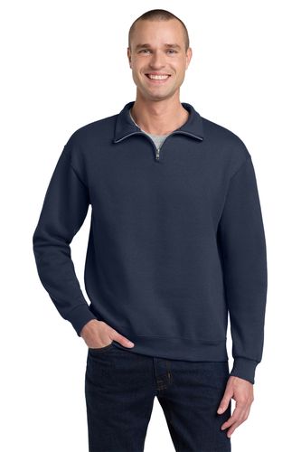 Jerzees NuBlend 1/4-Zip Cadet Collar Sweatshirt image thumbnail
