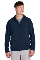 Image of Sport-Tek Repeat 1/2-Zip Long Sleeve Hooded Jacket