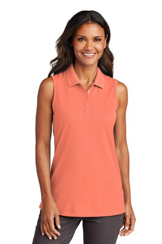 Port Authority Ladies Dry Zone UV Micro-Mesh Sleeveless Polo image thumbnail