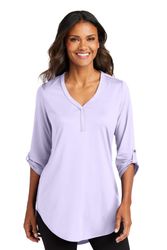 Image of Port Authority Ladies City Stretch 3/4-Sleeve Tunic