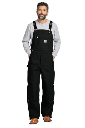 Carhartt Tall Firm Duck Insulated Bib Overalls image thumbnail