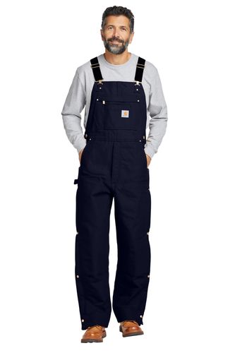 Carhartt Tall Firm Duck Insulated Bib Overalls image thumbnail