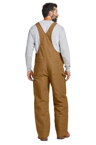 Carhartt Tall Firm Duck Insulated Bib Overalls image thumbnail
