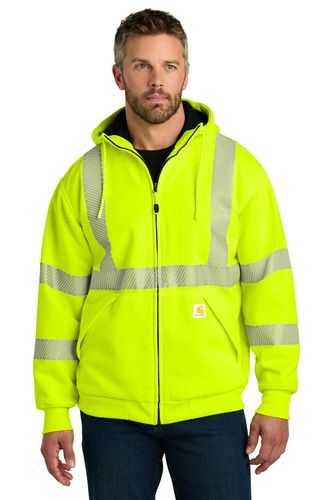 Carhartt ANSI 107 Class 3 Lined Full-Zip Sweatshirt image thumbnail
