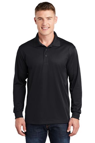 Sport-Tek Long Sleeve Micropique Sport-Wick Polo image thumbnail