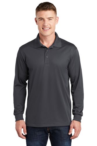 Sport-Tek Long Sleeve Micropique Sport-Wick Polo image thumbnail