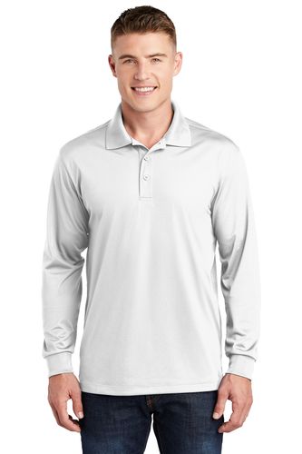 Sport-Tek Long Sleeve Micropique Sport-Wick Polo image thumbnail