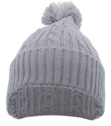 Image of Pacific Headwear Cable Knit Pom-Pom Beanie