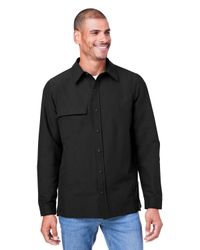 Image of Harriton Unisex Flex Twill Overshirt