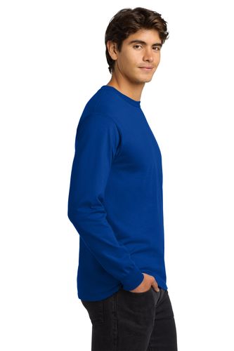 Gildan Ultra Cotton 100% Cotton Long Sleeve T-Shirt (Embroidered AA Logo) image thumbnail