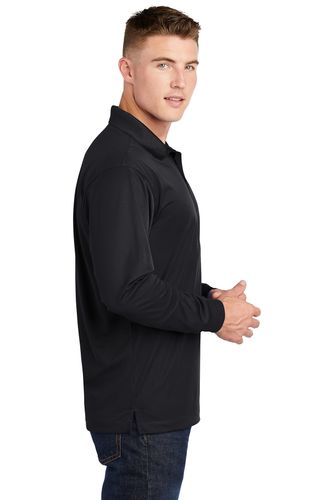 Sport-Tek Long Sleeve Micropique Sport-Wick Polo image thumbnail