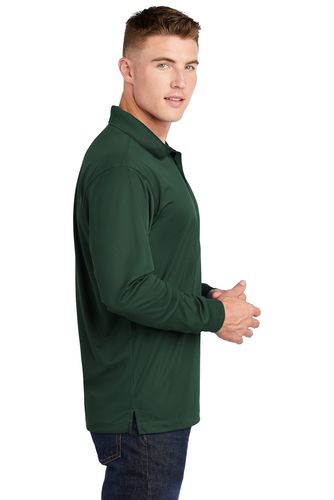 Sport-Tek Long Sleeve Micropique Sport-Wick Polo image thumbnail