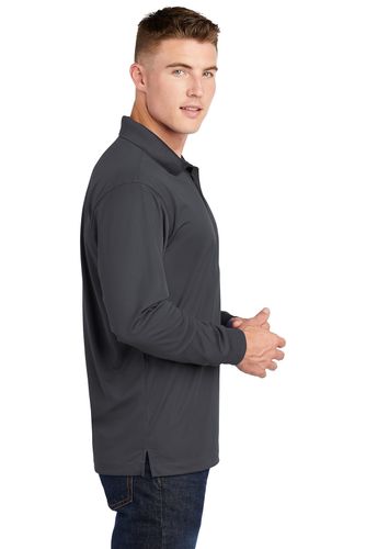 Sport-Tek Long Sleeve Micropique Sport-Wick Polo image thumbnail