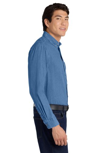 Port Authority Long Sleeve Denim Shirt image thumbnail