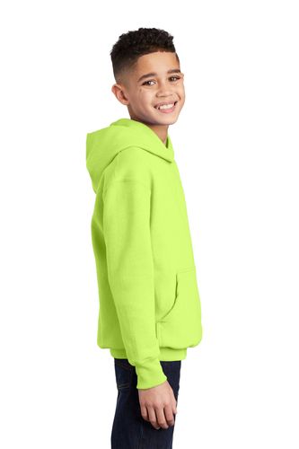 Port & Company Youth Core Fleece Pullover Hooded Sweatshirt image thumbnail