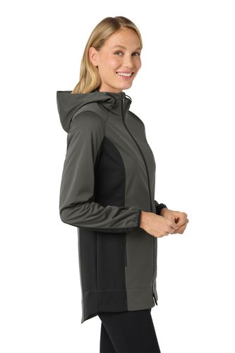 Port Authority Ladies Active Hooded Soft Shell Jacket image thumbnail