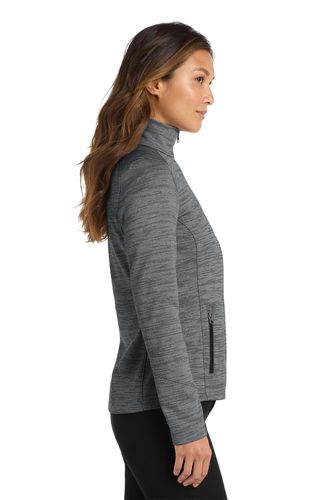 Port Authority Ladies Digi Stripe Fleece Jacket image thumbnail