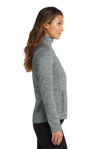 Port Authority Ladies Digi Stripe Fleece Jacket image thumbnail