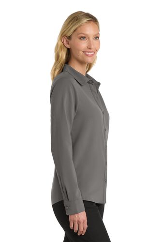 Port Authority Ladies Long Sleeve Performance Staff Shirt image thumbnail