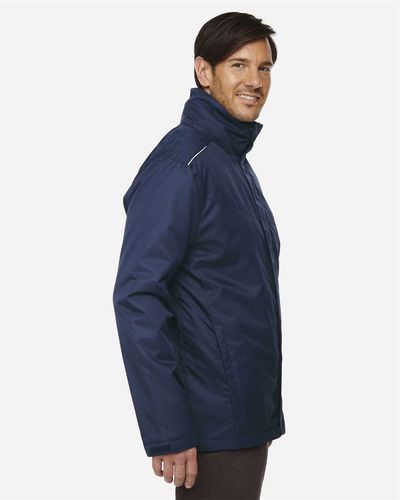CORE365 Men's Tall Region 3-in-1 Jacket with Fleece Liner image thumbnail