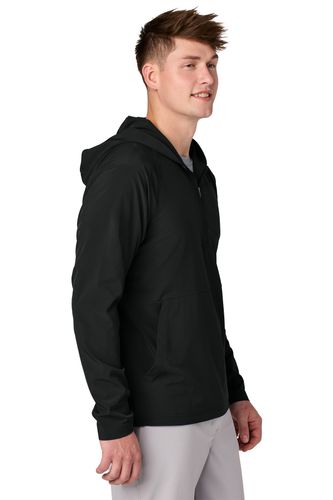 Sport-Tek Repeat 1/2-Zip Long Sleeve Hooded Jacket image thumbnail