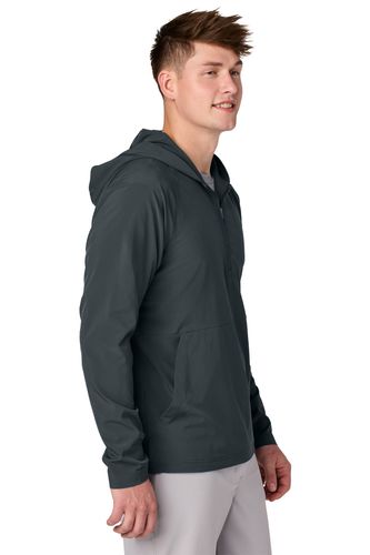 Sport-Tek Repeat 1/2-Zip Long Sleeve Hooded Jacket image thumbnail