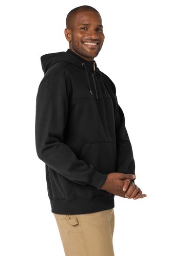 Carhartt Rain Defender Paxton Heavyweight Hooded Zip Mock Sweatshirt image thumbnail