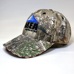 Image of Outdoor Cap - Camo with Flag Sandwich Visor Cap
