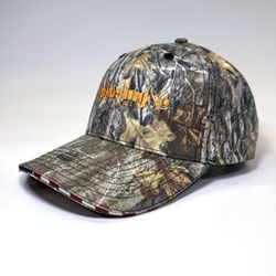 Image of Outdoor Cap - Camo with Flag Sandwich Visor Cap