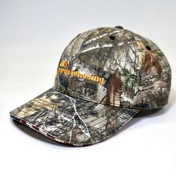 Image of Outdoor Cap - Camo with Flag Sandwich Visor Cap