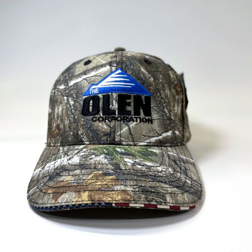 Outdoor Cap - Camo with Flag Sandwich Visor Cap image thumbnail