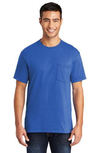 Port & Company Core Blend Pocket Tee  (Embroidered AA Logo) image thumbnail