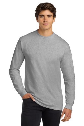 Gildan Ultra Cotton 100% Cotton Long Sleeve T-Shirt (Embroidered AA Logo) image thumbnail