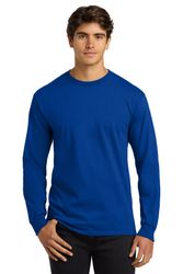 Image of Gildan Ultra Cotton 100% Cotton Long Sleeve T-Shirt (Embroidered AA Logo)