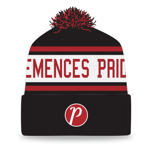 French Acrylic Knit Pom Pom Toque image thumbnail