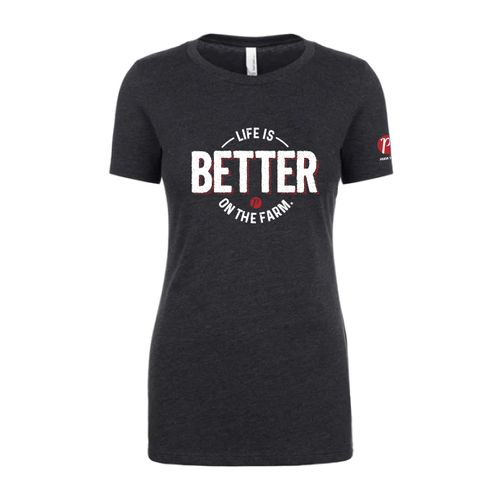 Women's Life is Better on the Farm T-Shirt  image thumbnail