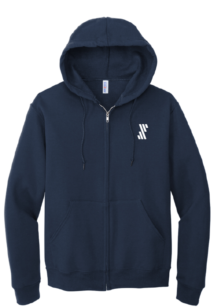 Classic Full Zip Hoodie Navy primary image