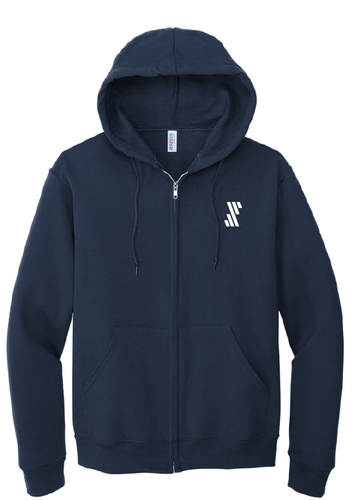 Classic Full Zip Hoodie Navy image thumbnail