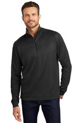 Image of Port Authority® Vertical Texture 1/4-Zip Pullover