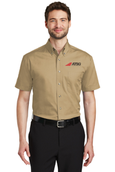 Image of Port Authority® Short Sleeve Twill Shirt