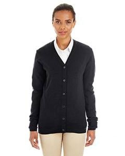 Harriton Ladies' Pilbloc™ V-Neck Button Cardigan Sweater image thumbnail
