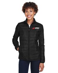 Image of Core 365 Ladies' Prevail Packable Puffer Jacket