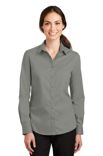 Port Authority® Ladies' SuperPro™ Twill Shirt image thumbnail