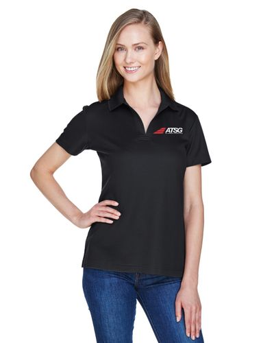 Devon & Jones CrownLux Performance™ Ladies' Plaited Polo image thumbnail