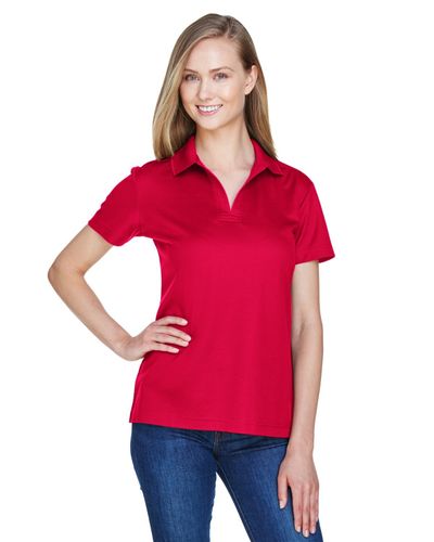 Devon & Jones CrownLux Performance™ Ladies' Plaited Polo image thumbnail