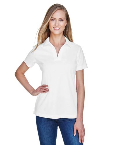 Devon & Jones CrownLux Performance™ Ladies' Plaited Polo image thumbnail